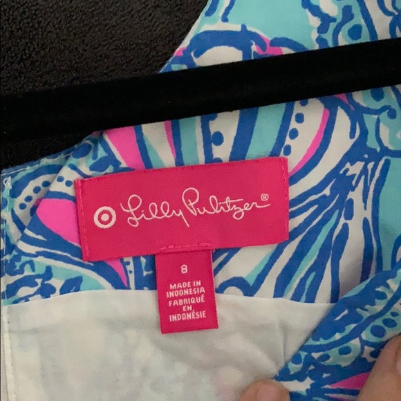 Lilly Pulitzer for Target My Fans Shift Dress Sz 8 - Picture 5 of 5